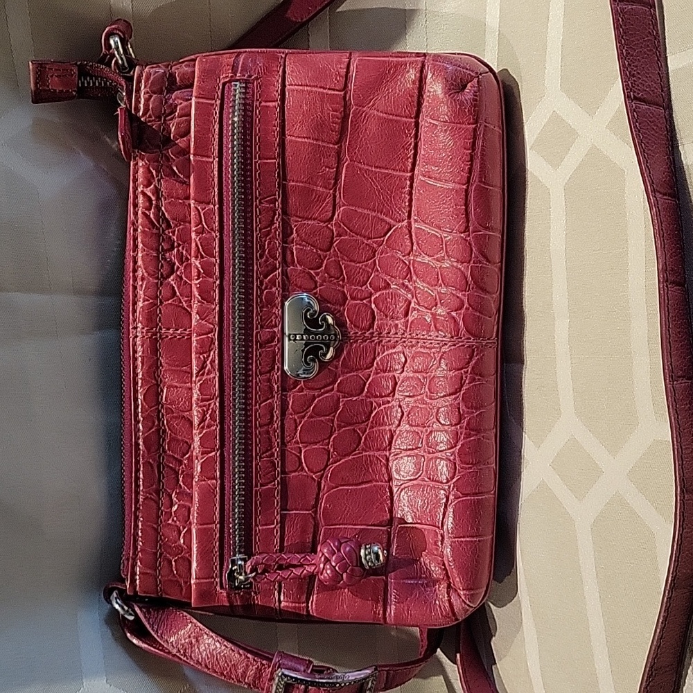 Brighton Pink Crossbody organizer bag